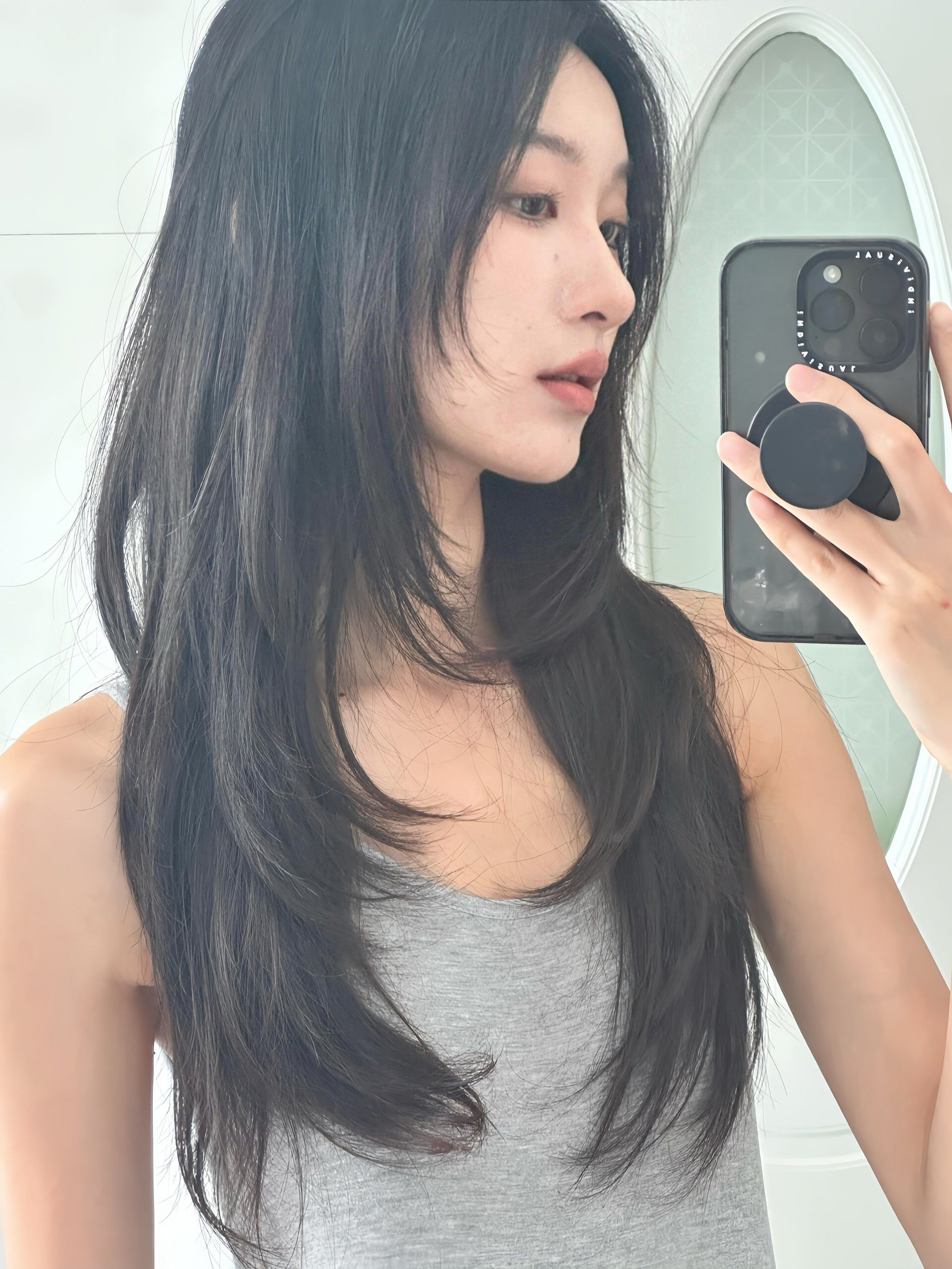 长发不懂适合什么发型?\n#附近哪里做