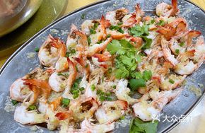 Steamed Garlic Shrimp