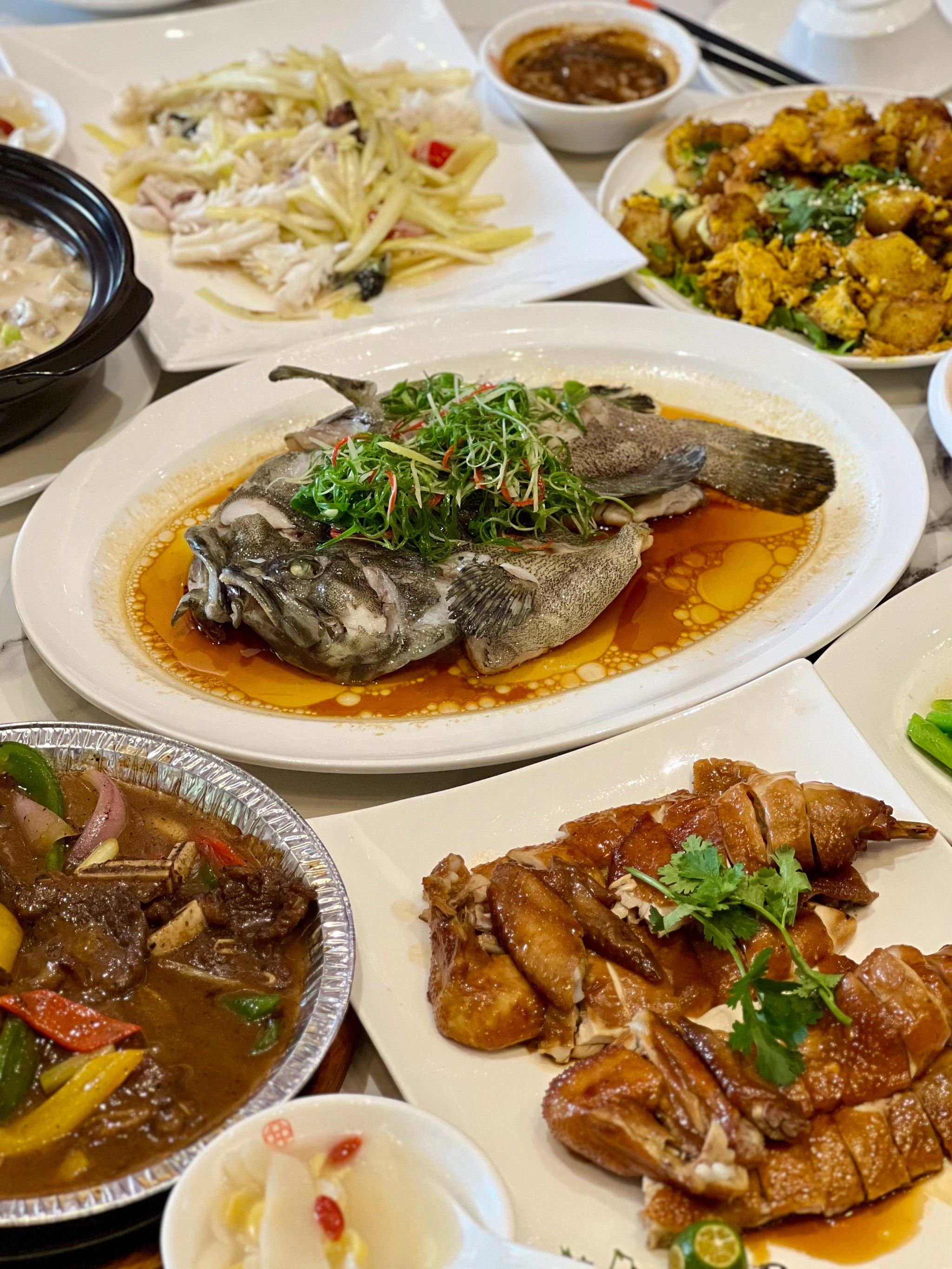 跟长辈吃了一顿漂亮饭