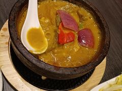 椰香咖喱牛腩煲-鹊玥·粤菜小馆(汇智国际商业中心店)