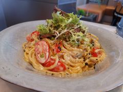 鸡肉奶油蘑菇意面-慕境Moment Space·Fresh(33小镇店)