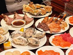 -广州万富希尔顿酒店·感趣自助餐厅·金秋蟹宴生蚝海鲜刺身烧烤