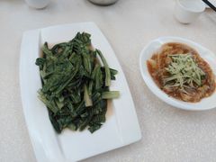 清炒油麦菜和牛B凉皮-楼兰印象(朝外店)