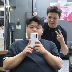 -藤野造型专业烫染接发