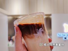 威士忌燕麦冰拿铁（无酒精）-NOWWA挪瓦咖啡(SOHO中山广场店)