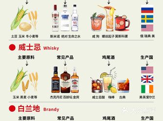 一图秒懂世界六大基酒秒变懂酒达人