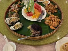 簸箕菜，盐焗鸡-三亚海韵度假酒店·韵和轩中餐厅