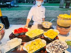 -JW万豪厨房餐厅·滨海草坪烧烤·海鲜·海景(三亚绿发山海天JW万豪酒店)