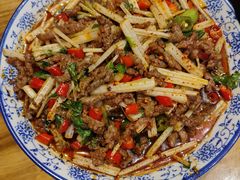 爆炒牛肉丝-谢老五跷脚牛肉·非遗传承店