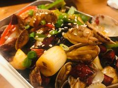 大葱炒花甲-高烤场烧烤餐厅(文华里店)