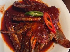 -草家酱蟹炭火烤肉店(珲春南路一店)