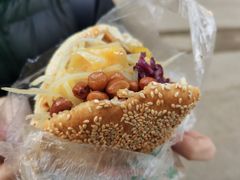 鸡蛋花干夹馍-三兄弟高炉烧饼