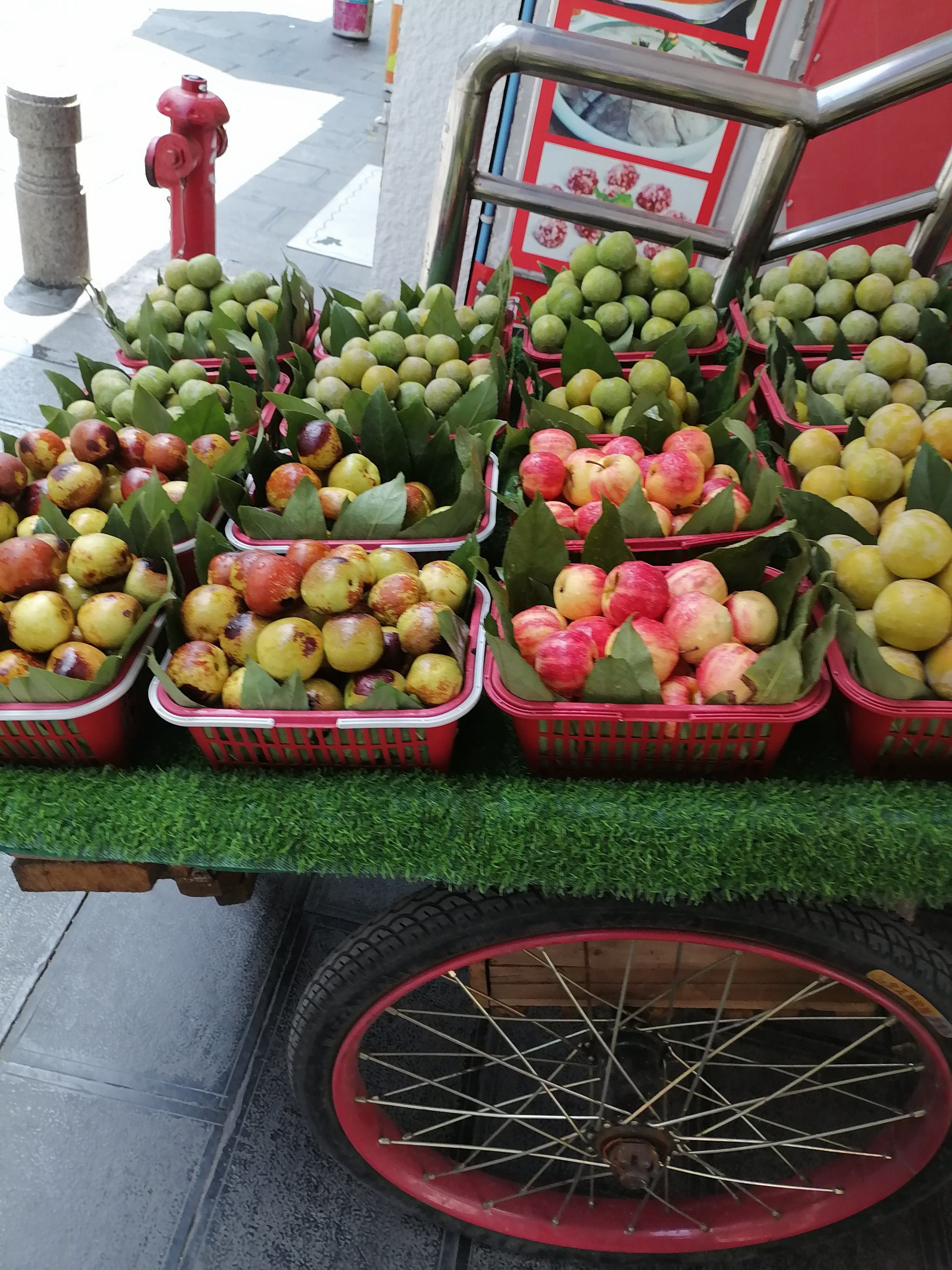 遵义的水果小摊