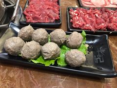 手打熟牛丸-牛记潮汕牛肉火锅