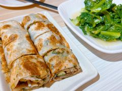 葱饼卷牛肉-台北楚楚园馅饼粥(虹桥南丰城店)
