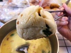 韭菜白菜肉炉包-老方子馅饼粥(台东店)