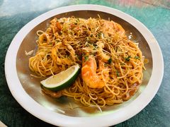 里窝那港口慢熬鲜虾浓汁天使面-The Rug Cafe(王府中环店)
