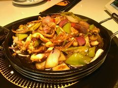 铁板鱿鱼-蛙蛙叫干锅年代(簋街总店)