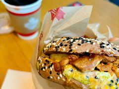 麻辣嫩牛贝果堡-Tims天好咖啡·贝果(星展店)