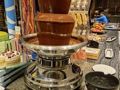 巧克力喷泉-北京希尔顿逸林酒店-逸轩西餐厅-自助餐厅
