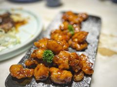 雪花糖醋里脊-绿茶餐厅(乐峰广场店)