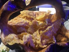 酥脆炸豆皮-热火朝天鲜切牛肉火锅(南强街巷店)