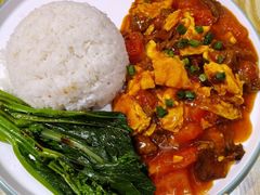 番茄牛肉蛋饭-融合四喜茶餐厅(番禺石碁东湖洲店)