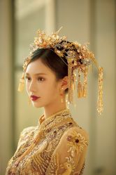 -懿沉香中式嫁衣礼服秀禾服龙凤褂马来褂旗袍总店