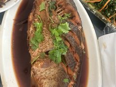 -北京龙庆四季香农家饭庄·灶台鱼·碳烤虹鳟鱼(龙庆峡店)