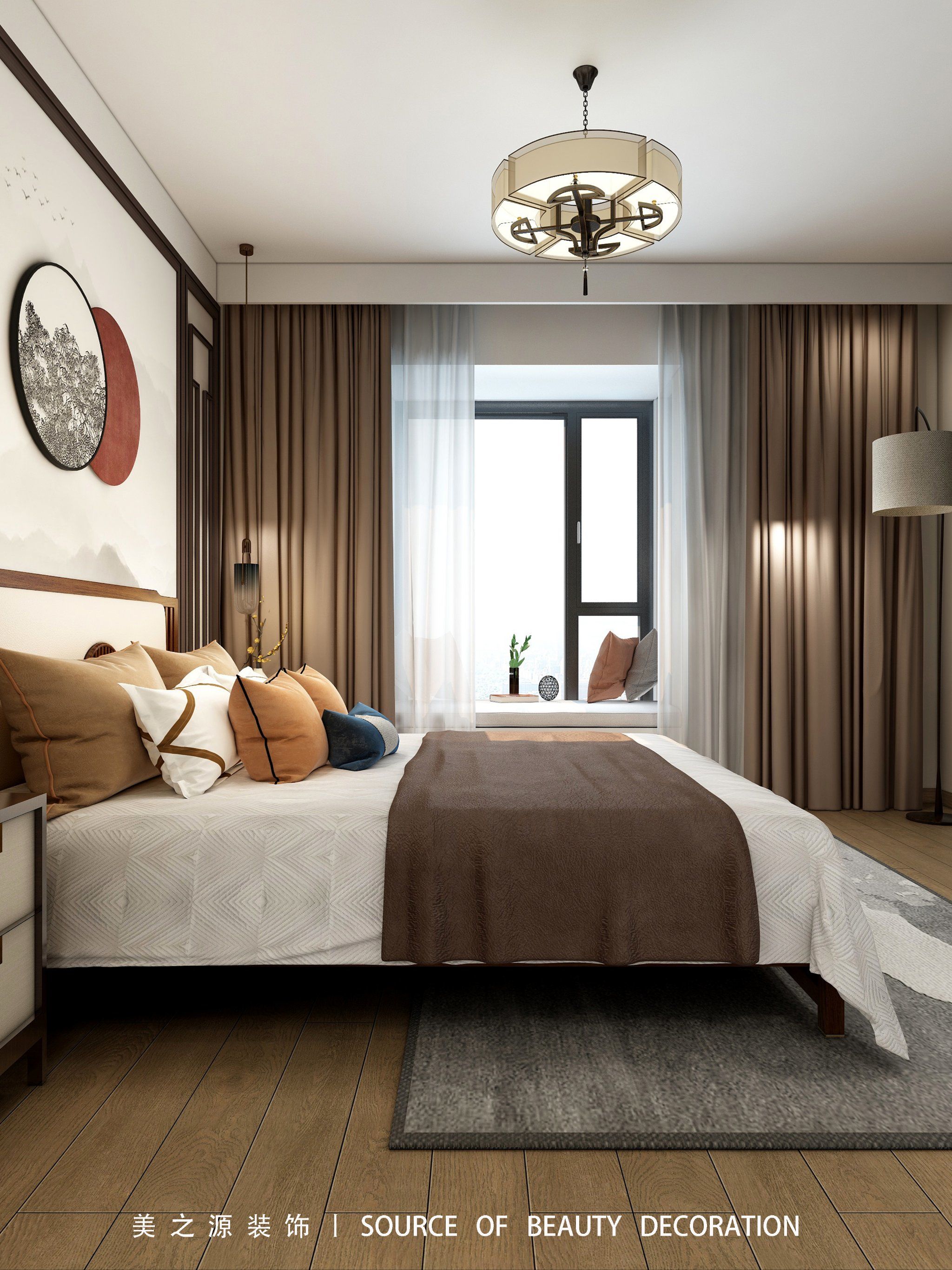 中式卧室如何装修设计❓看完就明白了‼️