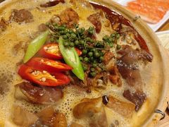 花椒肥肠鸡煲-十六蒲(桂林路店)