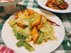 馕炒包菜-新疆巴州金丝特餐厅(大钟寺店)