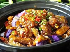 客家茄子煲-绿茶餐厅(蓝色港湾店)
