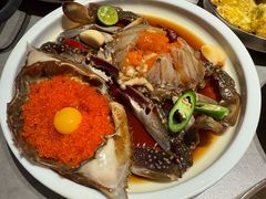-草家酱蟹炭火烤肉店(珲春南路一店)
