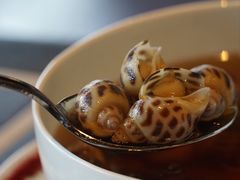 古越陈酿煮花螺-杭州西子湖四季酒店·金沙厅