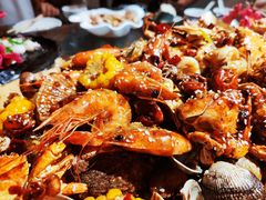 -东来菜馆•手抓海鲜家常菜•海鲜锅贴(鸽子窝店)