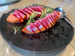 蓝莓木瓜鲜奶-味莊·青岛菜(云霄路店)