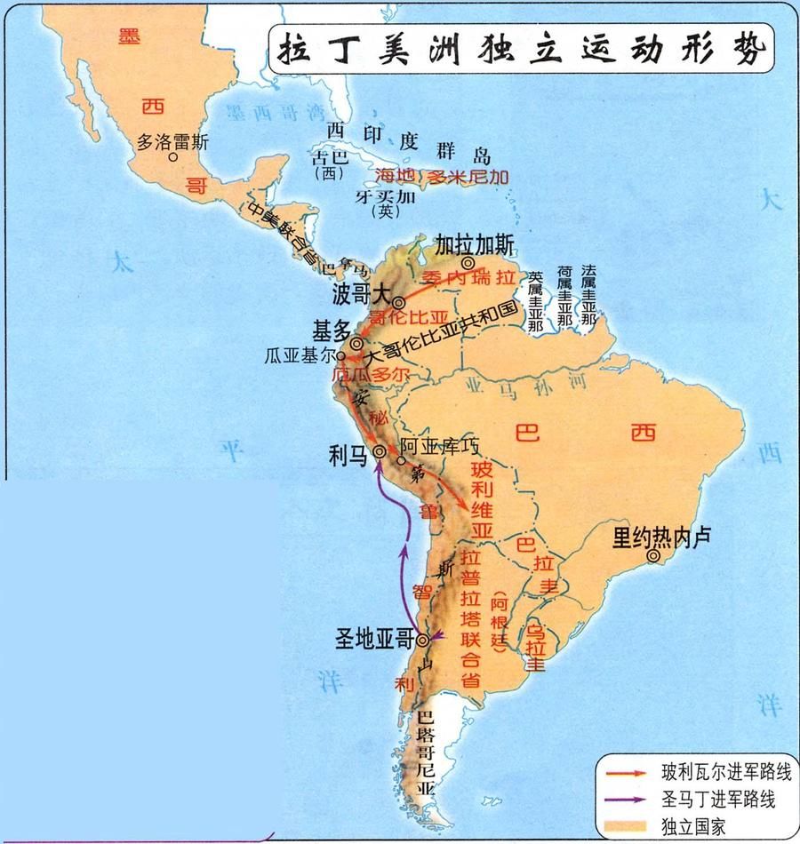 从北美洲落基山脉那高耸入云,终年积雪的峰峦,到南美洲亚马逊雨林中