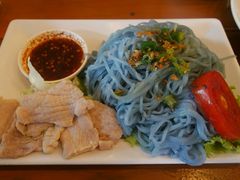 -蝶豆花蓝面条
