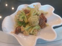 烧鹅汁炒台山菜花-岭南海晏楼(滨江东总店)