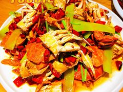 辣炒花盖蟹-丹东立强海鲜烧烤·牛B大串(星海店)
