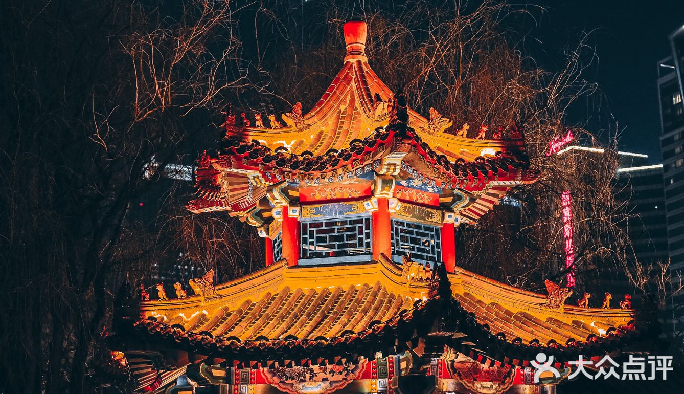 大连劳动公园正月十五看灯