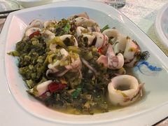 酸菜炒鱿鱼-温岭人家(红花北路店)