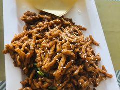京酱肉丝-天天向上素食餐厅(五台山店)