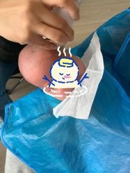 -慧婴轩婴儿理胎发胎毛笔胎毛画手足印(通州店)
