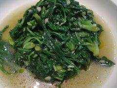 清炒蓬蒿菜-两户人家农家乐