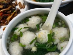 鲜嫩黄花鱼丸汤-将相和·海鲜蒸饺大连菜