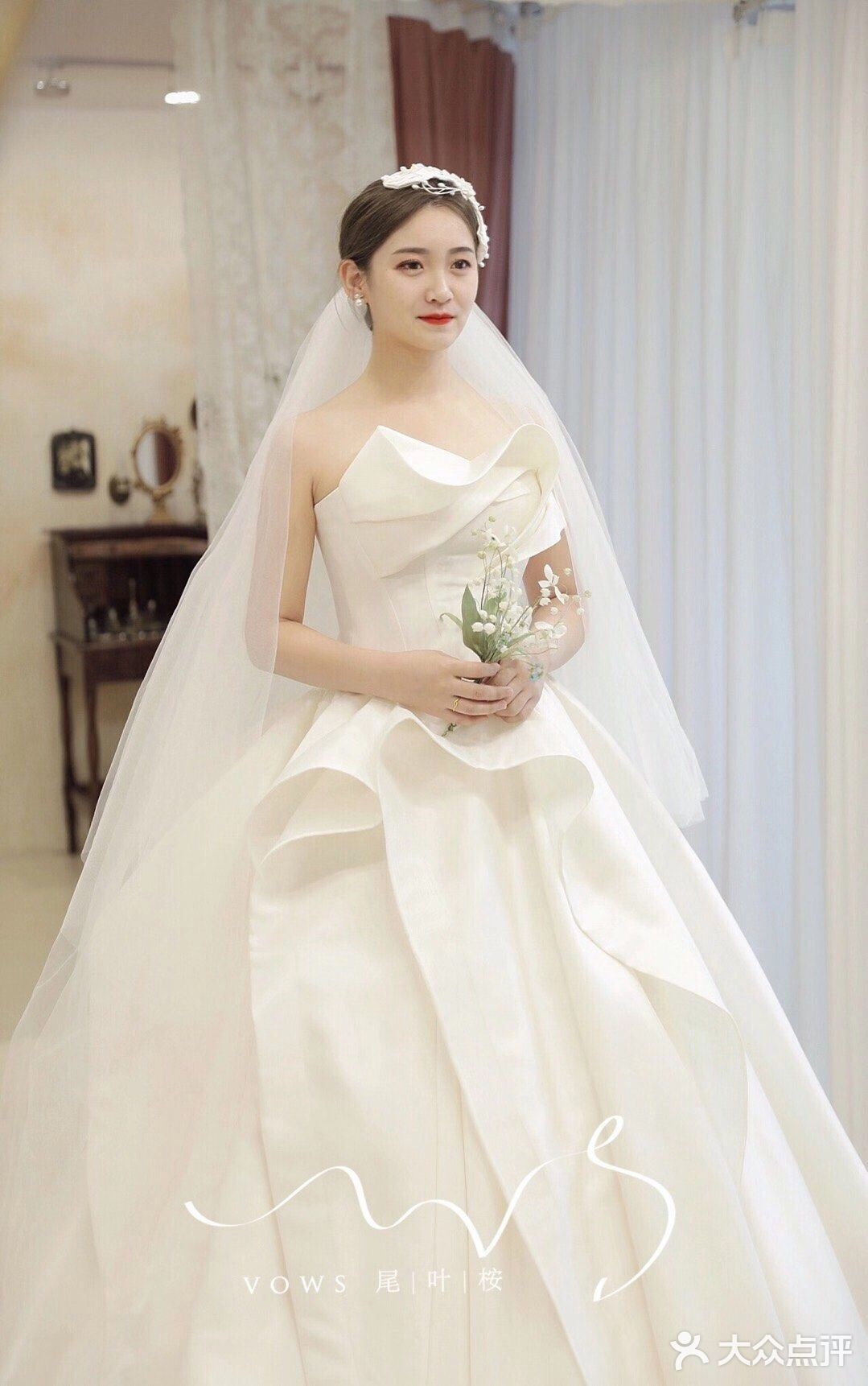 今是天很温的柔美美新娘》尾叶桉试纱日记