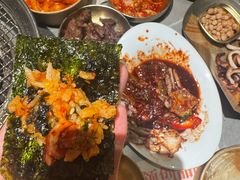 -草家酱蟹炭火烤肉店(珲春南路一店)