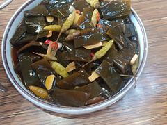 酸辣海带-味之朝·烤盘牛肉·松兰拌饭